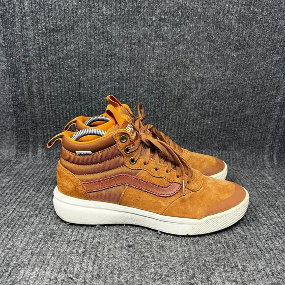 VANS Ultrarange High MTE Glazed Ginger Brown Suede Shoes Women’s 8.5 / Mens 7 - Picture 1 of 8